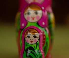 Stock Photo Exquisite and beautiful Russian matryoshka 12
