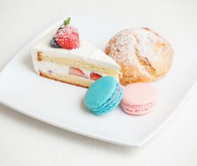 Stock Photo Macaron cake dessert