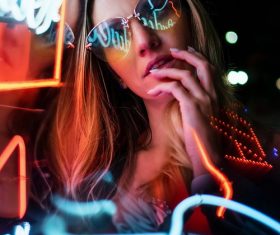 Stock Photo Night bar beauty