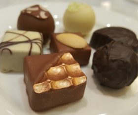 Stock Photo Sweet silky chocolate 06