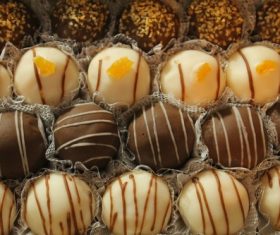 Stock Photo Sweet silky chocolate 08