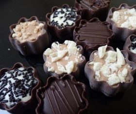 Stock Photo Sweet silky chocolate 09