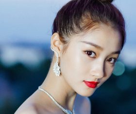 Stock Photo Temperament charming Asian girl