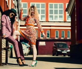 Stock Photo Two different styles of women