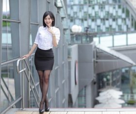 Sweet Asian girl Stock Photo