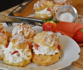 Sweet taste puff Stock Photo 03