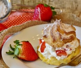 Sweet taste puff Stock Photo 04