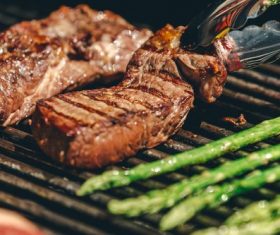 Tasty fragrant steak Stock Photo 02