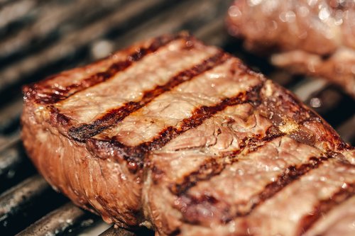 Tasty fragrant steak Stock Photo 07