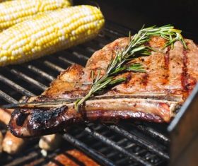 Tasty fragrant steak Stock Photo 08