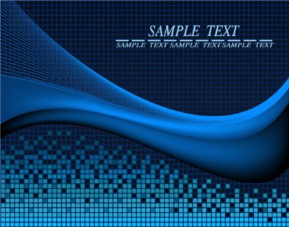 Technology blue design elements background creative vector