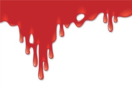 Terrorist blood Funny background vector