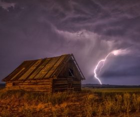 Terrorist thunderstorm lightning weather Stock Photo 01