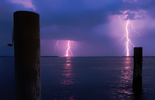 Terrorist thunderstorm lightning weather Stock Photo 03