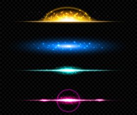 Transparent light effect vector illustration 02