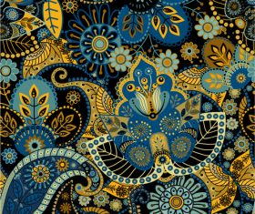 Vintage ethnic pattern vector