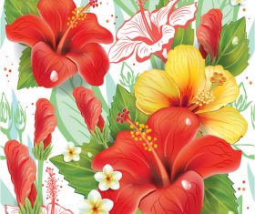 Vintage floral card template vectors design 12