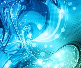 Water wave with abstract background vector graphics