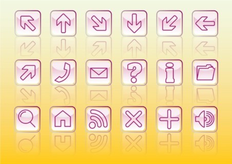 Web Symbols icon vector