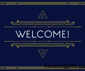 Wedding vintage invitation card template vectors 02