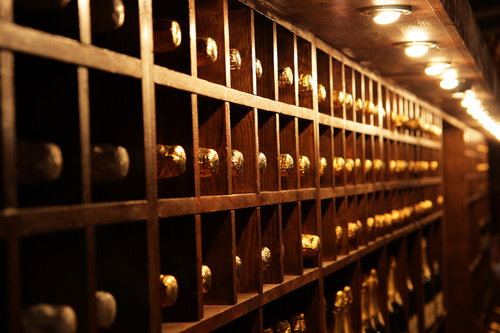 Wine stored in the basement 01