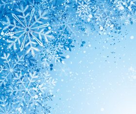 Winter cold christmas background vectors set 03