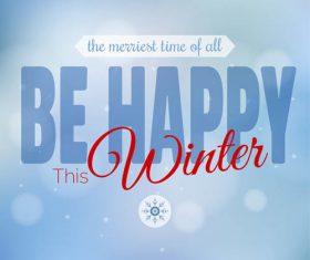 Winter cold christmas background vectors set 09