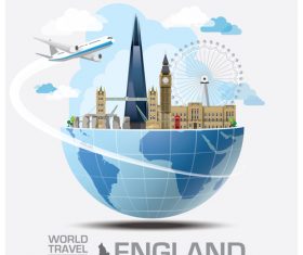 World travel with global travel creative vector design 04