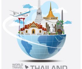 World travel with global travel creative vector design 13