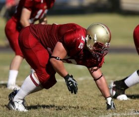 a big football game Stock Photo 01
