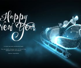 christmas shining stars light decor vector 03