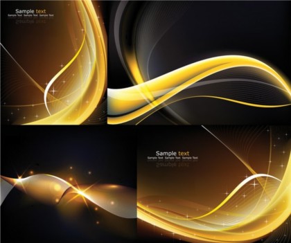 dazzling light lines background vector