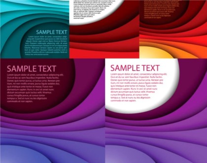 laminated gradient effect Background set vector