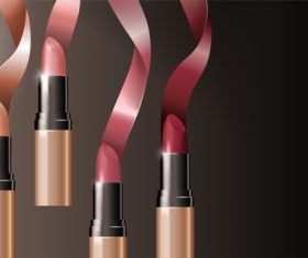 lipstick background design vector 01