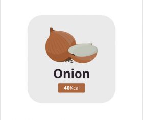 onion vector icon