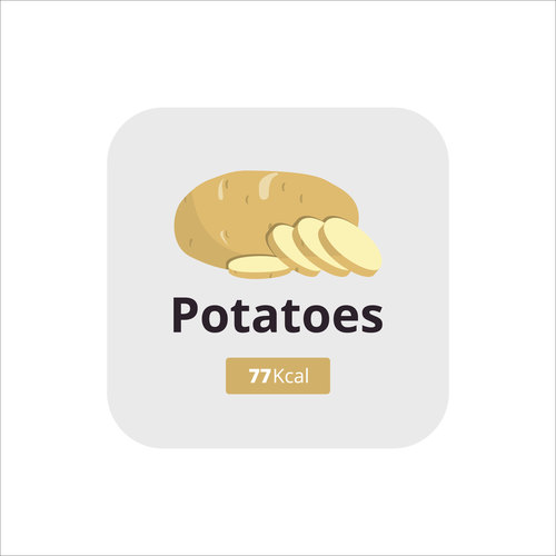 potatoes vector icon