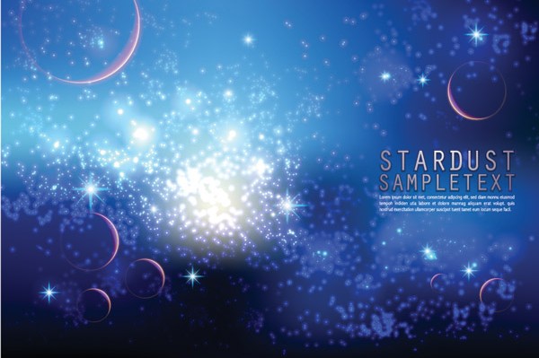 starry space background vector