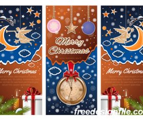 3 Kind Vector Christmas banners