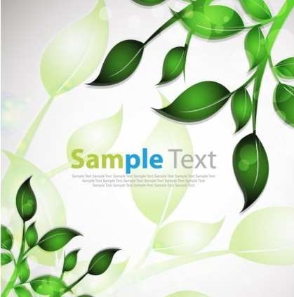 Abstract Background with Leafs vectors material