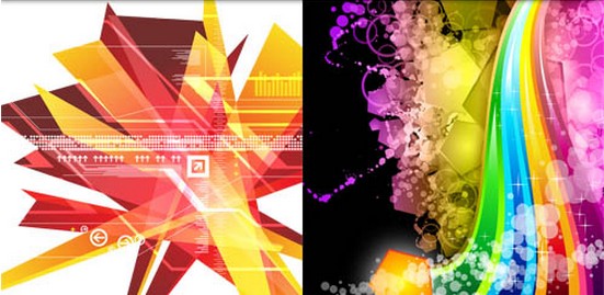 Abstract Backgrounds art vector