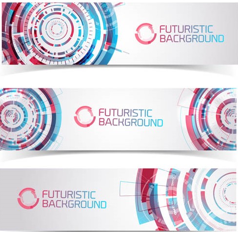Abstract Banners 2 vector