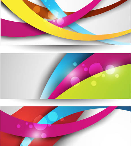 Abstract Banners 5 vector