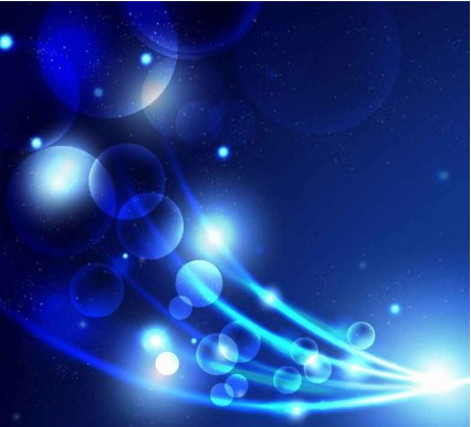 Abstract Blue Light background vectors graphic