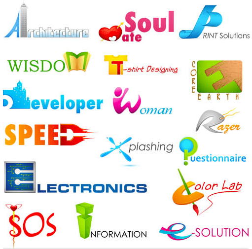Abstract Business Logotypes 8 vectors graphic