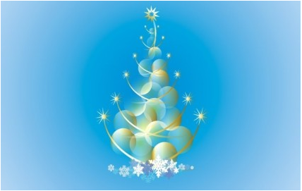 Abstract Christmas Tree vector