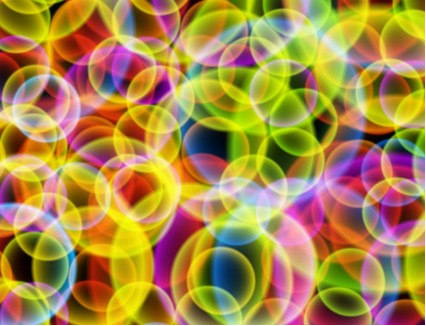 Abstract Colourful Bubbles Background Vector