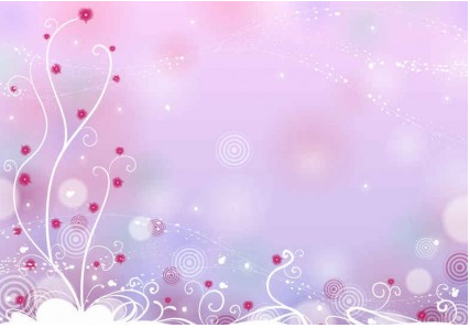 Abstract Design Floral Background vector