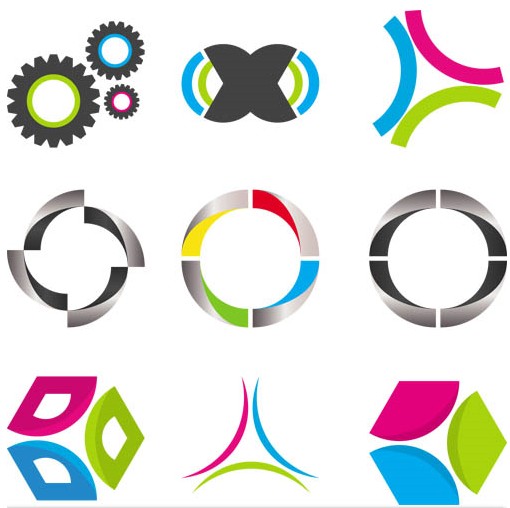 Abstract Design Logotypes vectors