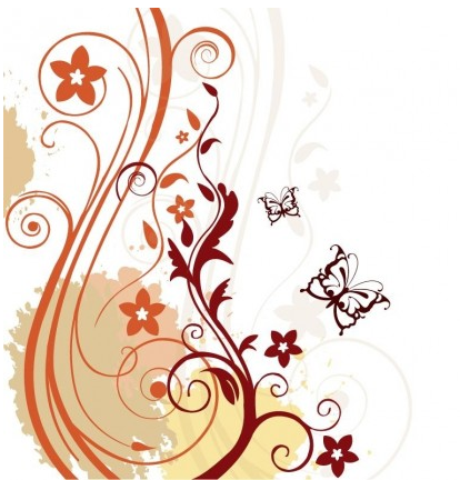Abstract Floral Background art vector