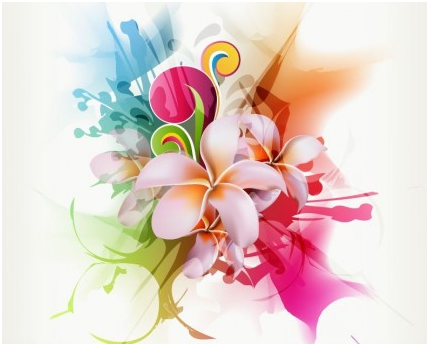 Abstract Floral Illustration art vectors graphics